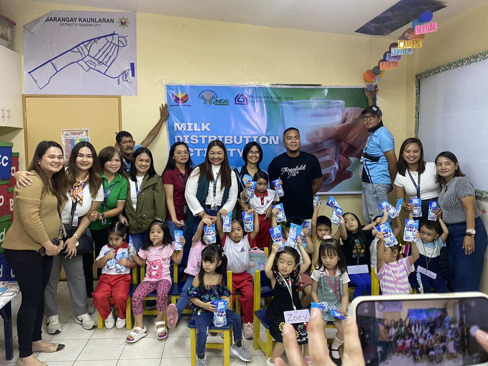 Nourishing Futures: Philippine Realty and Holdings Corporation Supports National Dairy Authority’s Milk Feeding Program 